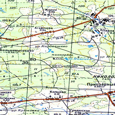 Avenza Systems Inc. Soviet Genshtab - o37-144 - Russia digital map