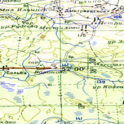 Avenza Systems Inc. Soviet Genshtab - o37-27 - Russia digital map
