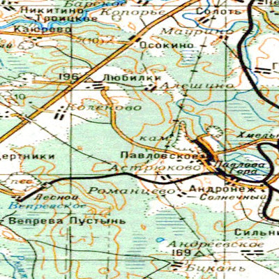 Avenza Systems Inc. Soviet Genshtab - o37-28 - Russia digital map