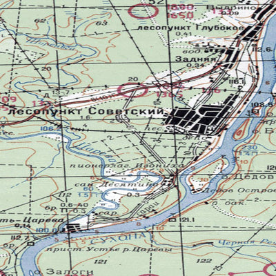 Avenza Systems Inc. Soviet Genshtab - o38-002 - Russia digital map