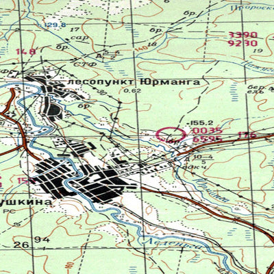 Avenza Systems Inc. Soviet Genshtab - o38-003 - Russia digital map