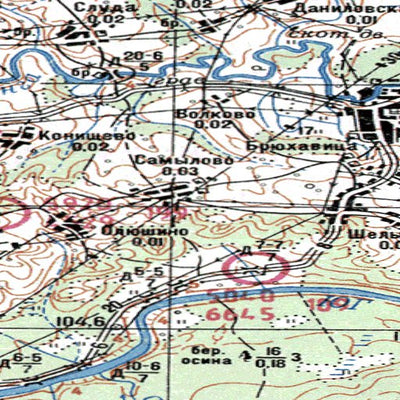 Avenza Systems Inc. Soviet Genshtab - o38-008 - Russia digital map