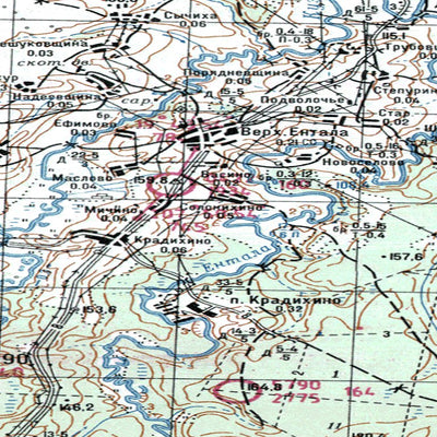 Avenza Systems Inc. Soviet Genshtab - o38-010 - Russia digital map