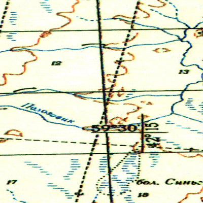 Avenza Systems Inc. Soviet Genshtab - o38-014 - Russia digital map