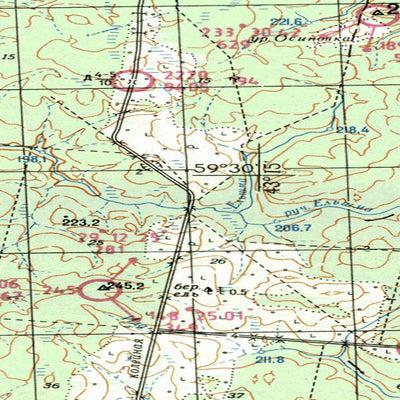 Avenza Systems Inc. Soviet Genshtab - o38-015 - Russia digital map