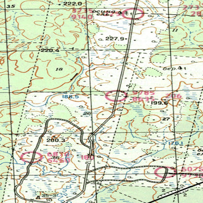 Avenza Systems Inc. Soviet Genshtab - o38-015 - Russia digital map