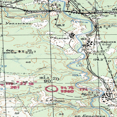 Avenza Systems Inc. Soviet Genshtab - o38-016 - Russia digital map