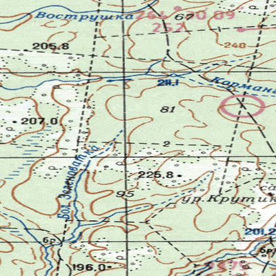 Avenza Systems Inc. Soviet Genshtab - o38-017 - Russia digital map