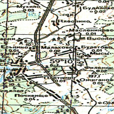 Avenza Systems Inc. Soviet Genshtab - o38-034 - Russia digital map