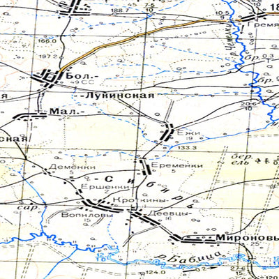 Avenza Systems Inc. Soviet Genshtab - o38-036 - Russia digital map
