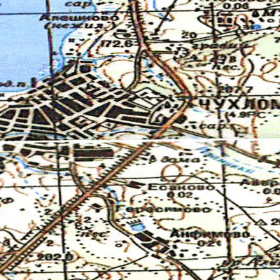 Avenza Systems Inc. Soviet Genshtab - o38-038 - Russia digital map