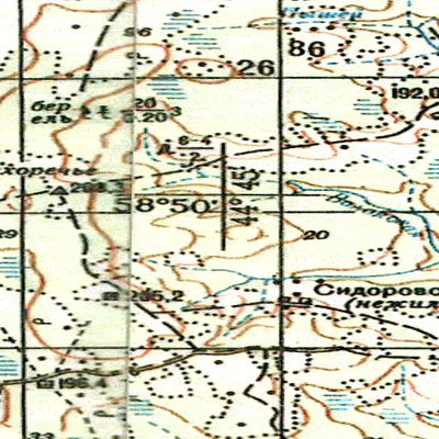 Avenza Systems Inc. Soviet Genshtab - o38-042 - Russia digital map