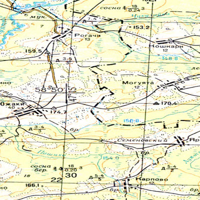 Avenza Systems Inc. Soviet Genshtab - o38-047 - Russia digital map