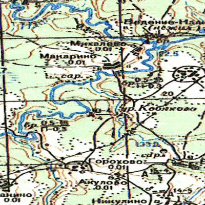 Avenza Systems Inc. Soviet Genshtab - o38-051 - Russia digital map