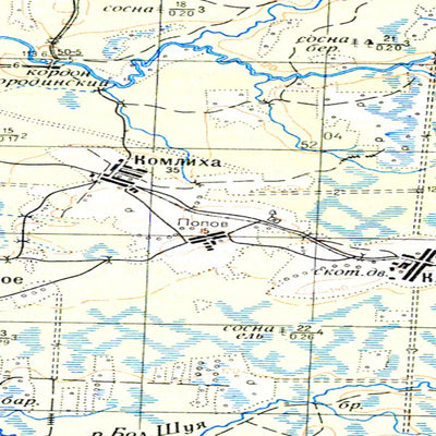 Avenza Systems Inc. Soviet Genshtab - o38-070 - Russia digital map