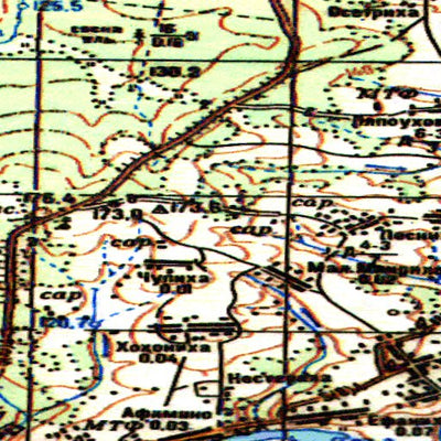 Avenza Systems Inc. Soviet Genshtab - o38-080 - Russia digital map