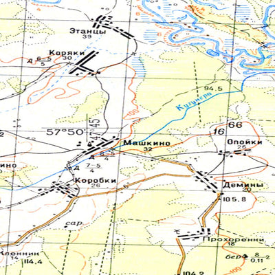 Avenza Systems Inc. Soviet Genshtab - o38-084 - Russia digital map
