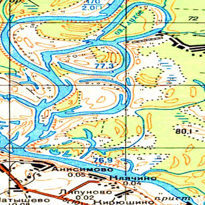 Avenza Systems Inc. Soviet Genshtab - o38-091 - Russia digital map