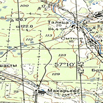 Avenza Systems Inc. Soviet Genshtab - o38-098 - Russia digital map