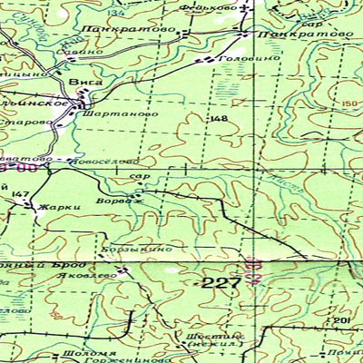 Avenza Systems Inc. Soviet Genshtab - o38-1 - Russia digital map