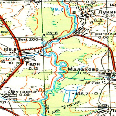 Avenza Systems Inc. Soviet Genshtab - o38-100 - Russia digital map