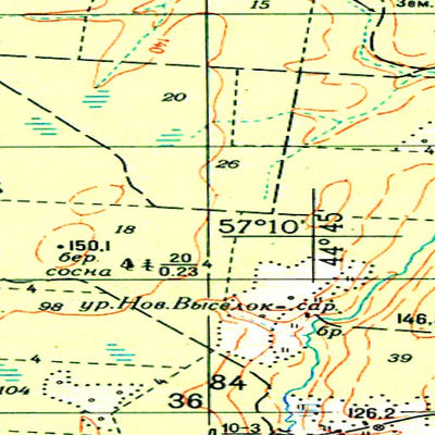 Avenza Systems Inc. Soviet Genshtab - o38-102 - Russia digital map