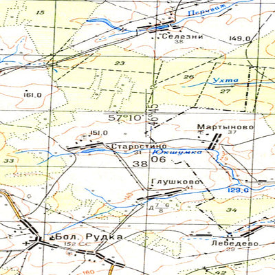 Avenza Systems Inc. Soviet Genshtab - o38-106 - Russia digital map