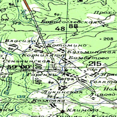 Avenza Systems Inc. Soviet Genshtab - o38-11 - Russia digital map