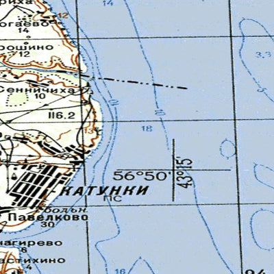 Avenza Systems Inc. Soviet Genshtab - o38-111 - Russia digital map
