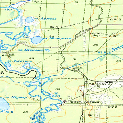 Avenza Systems Inc. Soviet Genshtab - o38-119 - Russia digital map