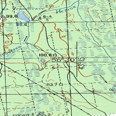 Avenza Systems Inc. Soviet Genshtab - o38-123 - Russia digital map