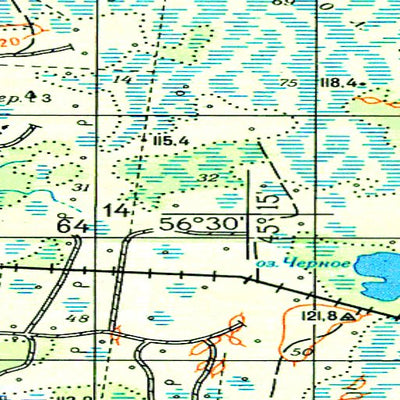 Avenza Systems Inc. Soviet Genshtab - o38-127 - Russia digital map