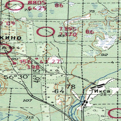 Avenza Systems Inc. Soviet Genshtab - o38-129--(1976) - Russia digital map