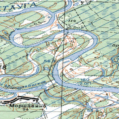 Avenza Systems Inc. Soviet Genshtab - o38-129--(1976) - Russia digital map