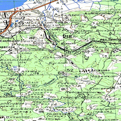 Avenza Systems Inc. Soviet Genshtab - o38-13 - Russia digital map