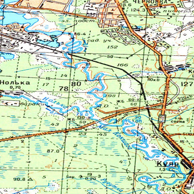 Avenza Systems Inc. Soviet Genshtab - o38-132 - Russia digital map