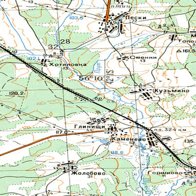Avenza Systems Inc. Soviet Genshtab - o38-133 - Russia digital map
