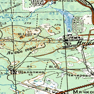 Avenza Systems Inc. Soviet Genshtab - o38-134 - Russia digital map