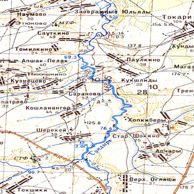 Avenza Systems Inc. Soviet Genshtab - o38-142 - Russia digital map