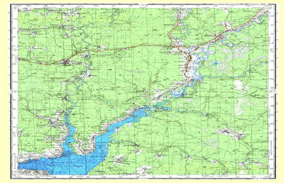 Avenza Systems Inc. Soviet Genshtab - o38-20 - Russia digital map
