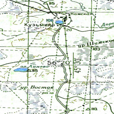 Avenza Systems Inc. Soviet Genshtab - o38-34 - Russia digital map