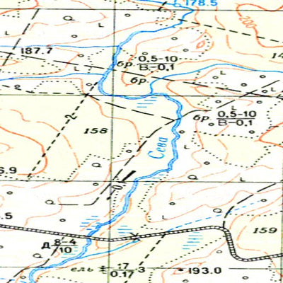 Avenza Systems Inc. Soviet Genshtab - o39-008 - Russia digital map