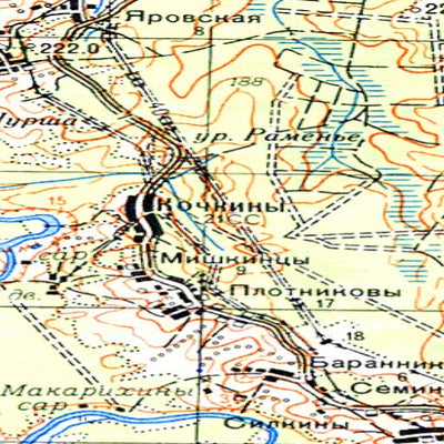 Avenza Systems Inc. Soviet Genshtab - o39-033 - Russia digital map