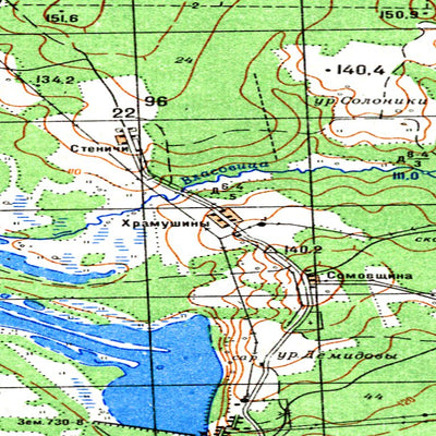 Avenza Systems Inc. Soviet Genshtab: o39-039-3 digital map