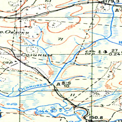Avenza Systems Inc. Soviet Genshtab - o39-043 - Russia digital map