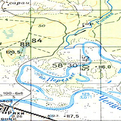 Avenza Systems Inc. Soviet Genshtab - o39-054 - Russia digital map