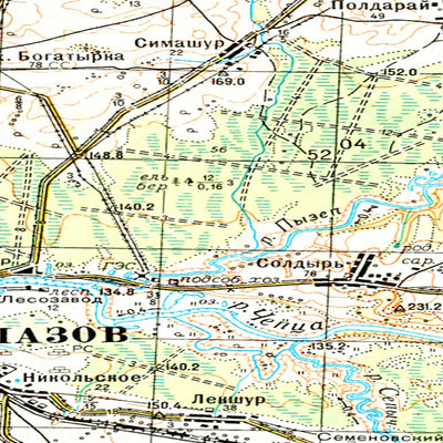 Avenza Systems Inc. Soviet Genshtab - o39-070 - Russia digital map