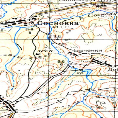 Avenza Systems Inc. Soviet Genshtab - o39-080 - Russia digital map