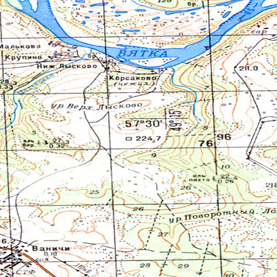 Avenza Systems Inc. Soviet Genshtab - o39-087 - Russia digital map