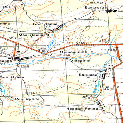 Avenza Systems Inc. Soviet Genshtab - o39-097 - Russia digital map